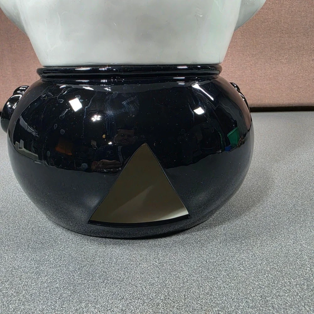 Dept. 56 Halloween Beverage Dispenser Pumpkin Ghost Cauldron